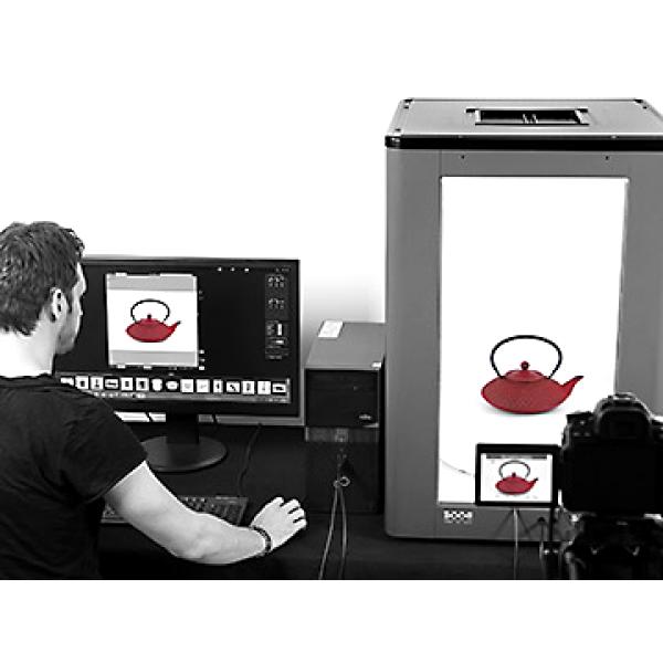 SCANCUBE 308 60X70X88 STUDIO PHOTO + 360° + laser - STD308-FLV1-EU