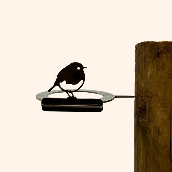 Mangeoire rouge-gorge pour oiseaux - METALBIRD